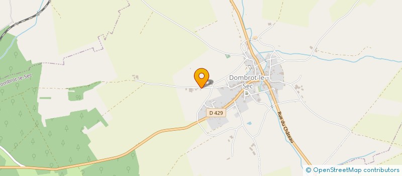 localisation de l'entreprise MONSIEUR MICHEL LAURENSON  DOMBROT-LE-SEC