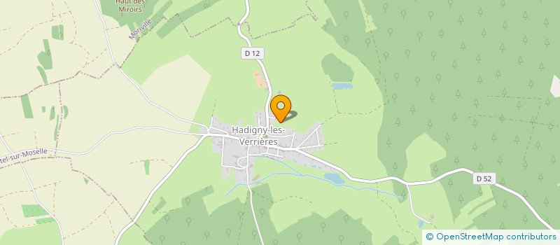 localisation de l'entreprise MONSIEUR MICHEL LAURENT  HADIGNY-LES-VERRIERES