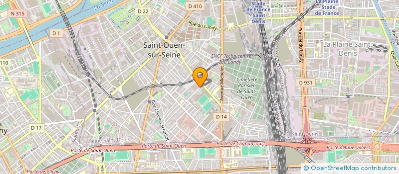 localisation de l'entreprise MONSIEUR MICHEL LAURENT à SAINT-OUEN-SUR-SEINE