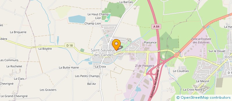localisation de l'entreprise MONSIEUR MICHEL LAURENTIE à SAINT-SAUVEUR-DES-LANDES