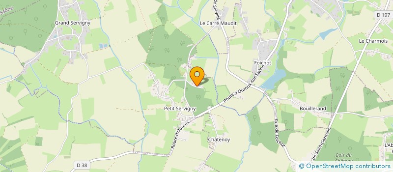 localisation de l'entreprise MONSIEUR MICHEL LAURIN  L'ABERGEMENT-SAINTE-COLOMBE