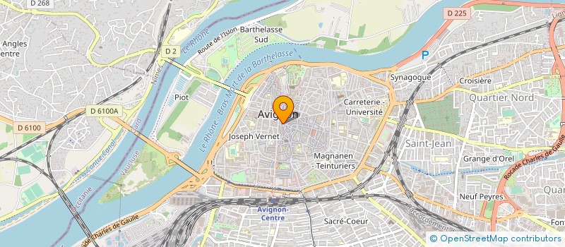 localisation de l'entreprise MONSIEUR MICHEL LAUTERBORN à AVIGNON