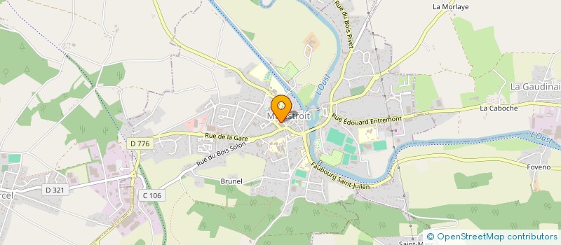 localisation de l'entreprise MONSIEUR MICHEL LAUTIER  MALESTROIT