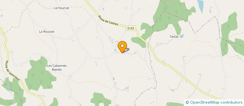 localisation de l'entreprise MONSIEUR MICHEL LAVABRE  GRAULHET