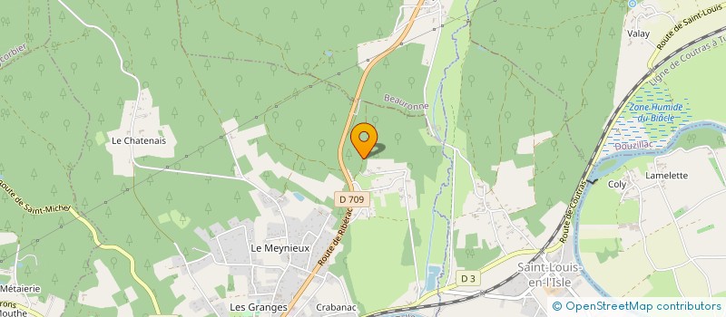 localisation de l'entreprise MONSIEUR MICHEL LAVAL  BEAURONNE