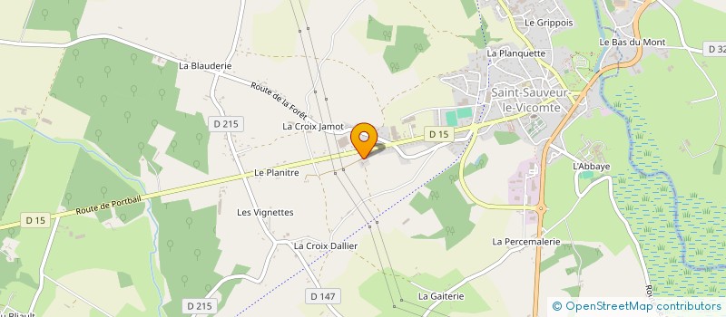 localisation de l'entreprise MONSIEUR MICHEL LAVALLEE à SAINT-SAUVEUR-LE-VICOMTE