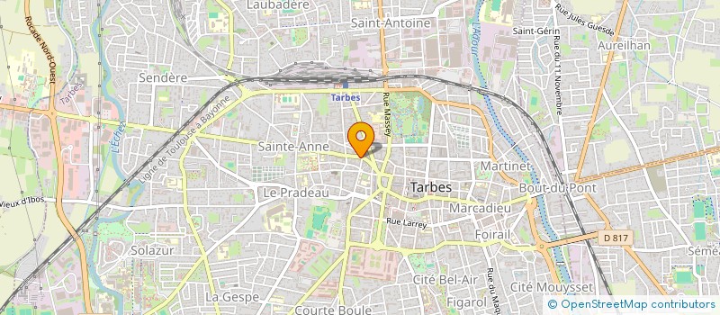 localisation de l'entreprise MONSIEUR MICHEL LAVIEILLE  TARBES