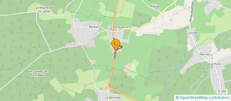 localisation de l'entreprise MONSIEUR MICHEL LAVIEILLE  MOULIS-EN-MEDOC