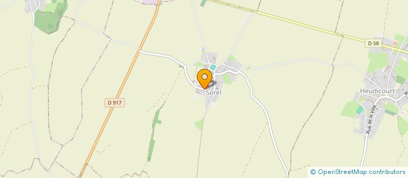 localisation de l'entreprise MONSIEUR MICHEL LAVIELLE  SOREL