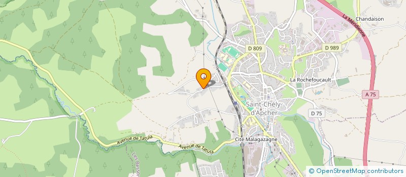 localisation de l'entreprise MONSIEUR MICHEL LAVIGNE  SAINT-CHELY-D'APCHER