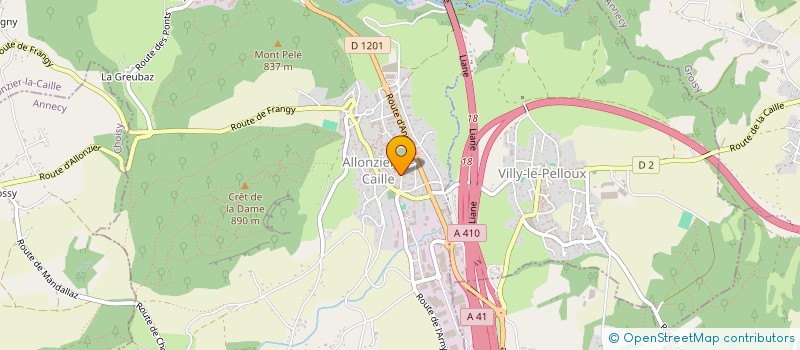 localisation de l'entreprise MONSIEUR MICHEL LAVOREL  CRUSEILLES