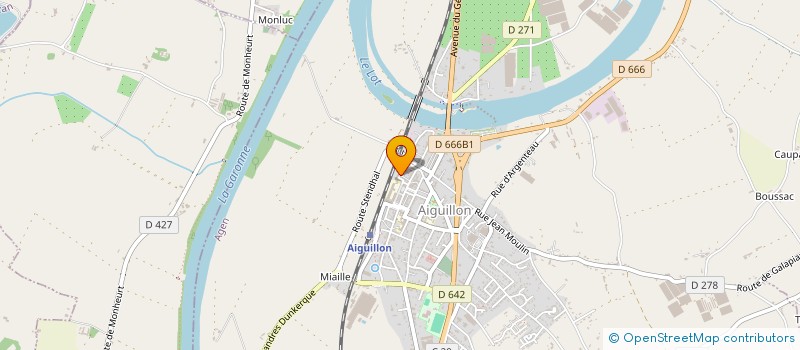 localisation de l'entreprise MONSIEUR MICHEL LAZARE  AIGUILLON