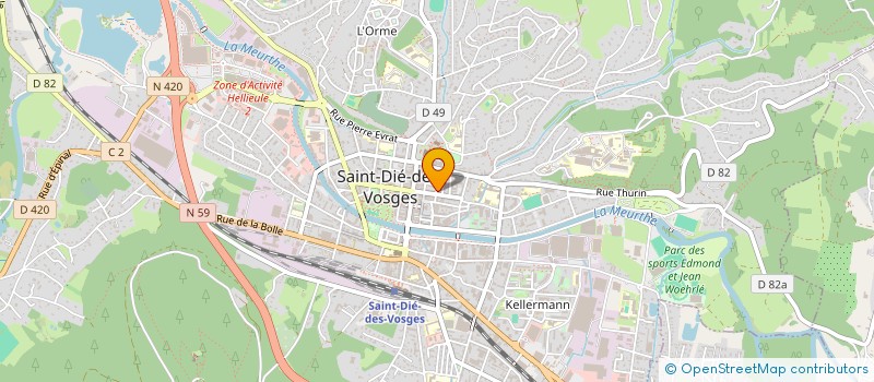localisation de l'entreprise MONSIEUR MICHEL LAZAREVITS à SAINT-DIE-DES-VOSGES