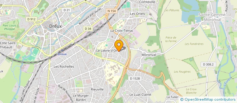 localisation de l'entreprise MONSIEUR MICHEL LE BARBEY à DREUX
