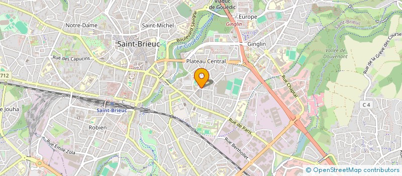 localisation de l'entreprise MONSIEUR MICHEL LE BARS à SAINT-BRIEUC