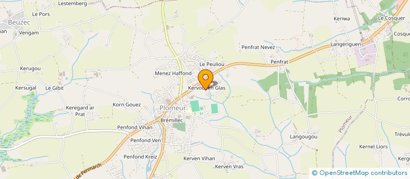 localisation de l'entreprise MONSIEUR MICHEL LE BLEIS  PLOMEUR