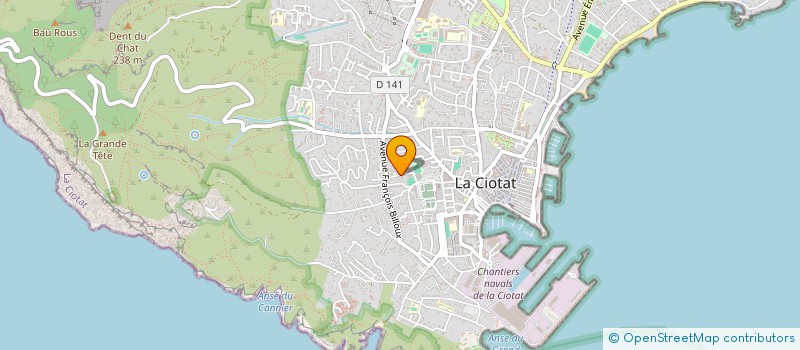 localisation de l'entreprise MONSIEUR MICHEL LE BORGNE à LA CIOTAT