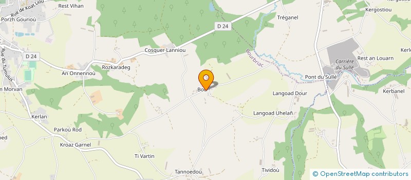 localisation de l'entreprise MONSIEUR MICHEL LE BOUDERE  BOURBRIAC