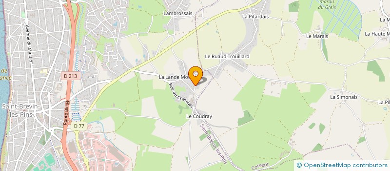 localisation de l'entreprise MONSIEUR MICHEL LE BOUILL à SAINT-BREVIN-LES-PINS