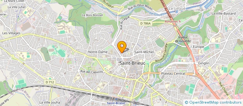 localisation de l'entreprise MONSIEUR MICHEL LE BOURSICOT à SAINT-BRIEUC