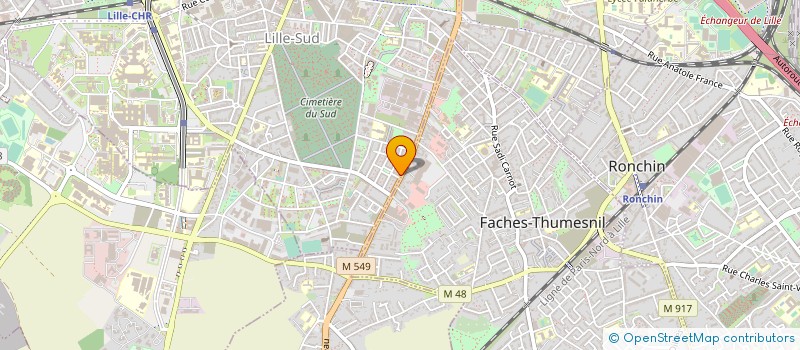 localisation de l'entreprise MONSIEUR MICHEL LE BOZEC à LILLE