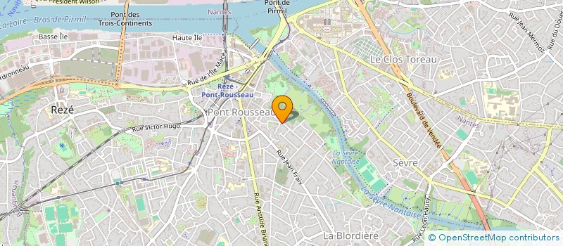 localisation de l'entreprise MONSIEUR MICHEL LE BOZEC  REZE