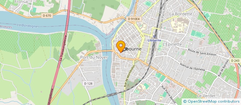 localisation de l'entreprise MONSIEUR MICHEL LE BRETON à LIBOURNE
