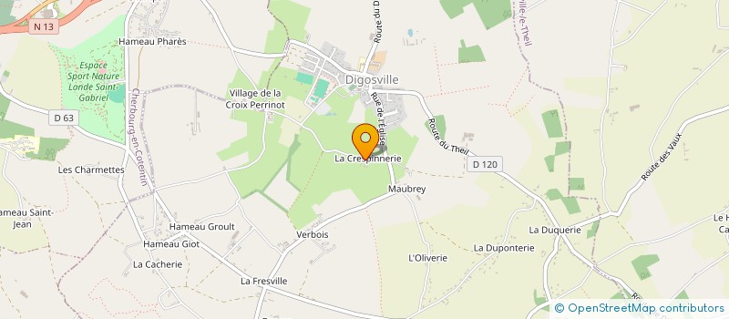 localisation de l'entreprise MONSIEUR MICHEL LE CANU à DIGOSVILLE