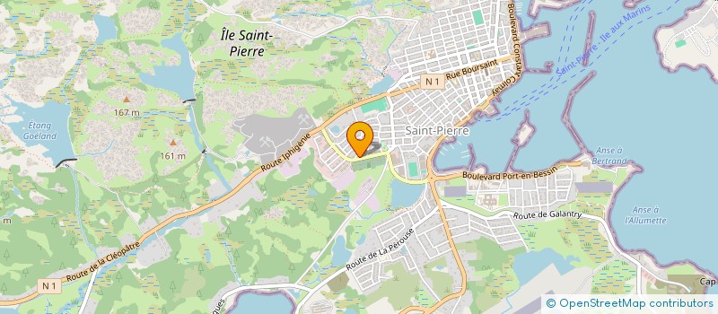localisation de l'entreprise MONSIEUR MICHEL LE CARDUNER à SAINT-PIERRE
