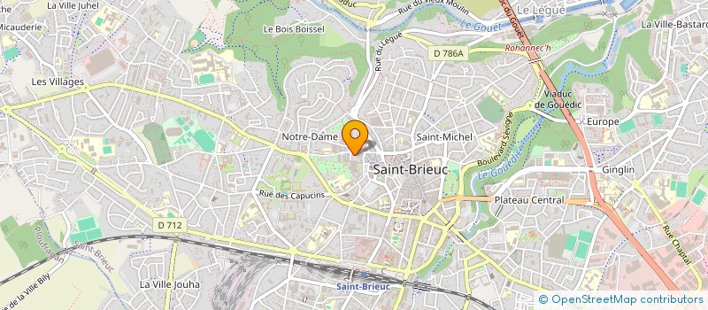 localisation de l'entreprise MONSIEUR MICHEL LE CHAPELIER à SAINT-BRIEUC