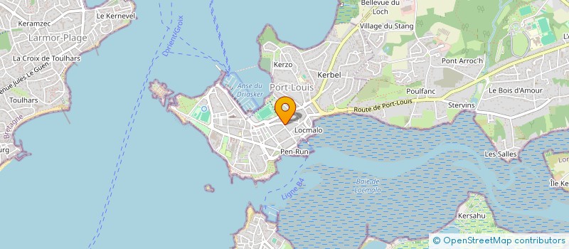 localisation de l'entreprise MONSIEUR MICHEL LE CORFF  PORT-LOUIS