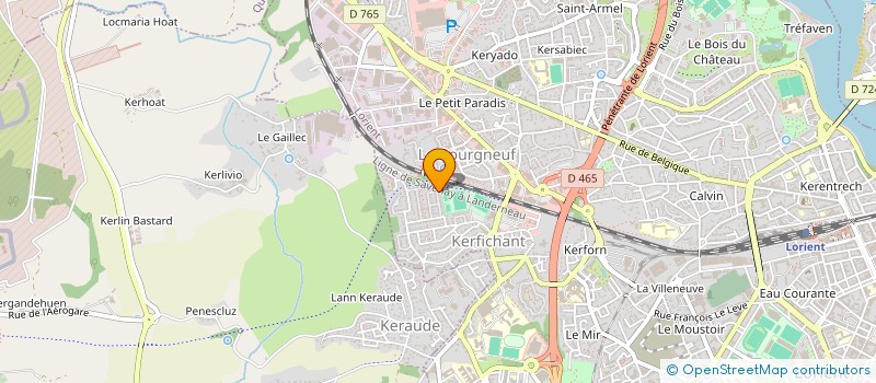 localisation de l'entreprise MONSIEUR MICHEL LE FERRAN  LORIENT