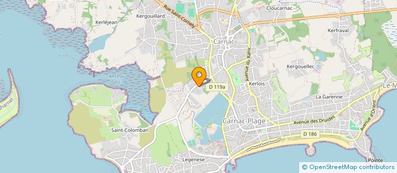 localisation de l'entreprise MONSIEUR MICHEL LE FLOCH  CARNAC