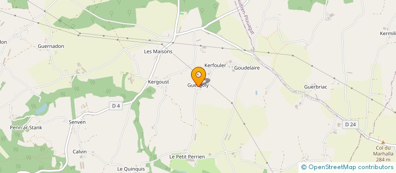 localisation de l'entreprise MONSIEUR MICHEL LE FLOCHMOEN  LANRODEC