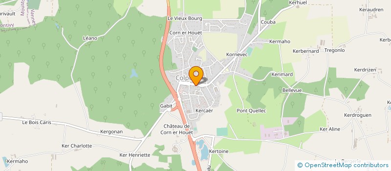 localisation de l'entreprise MONSIEUR MICHEL LE FRINGERE  COLPO