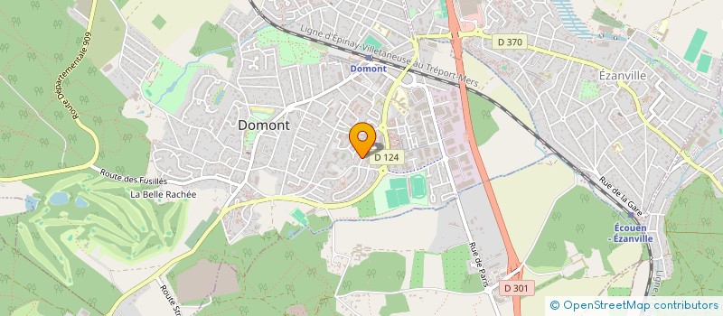 localisation de l'entreprise MONSIEUR MICHEL LE GALL  DOMONT