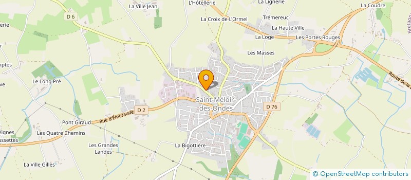 localisation de l'entreprise MONSIEUR MICHEL LE GAUT  SAINT-MELOIR-DES-ONDES