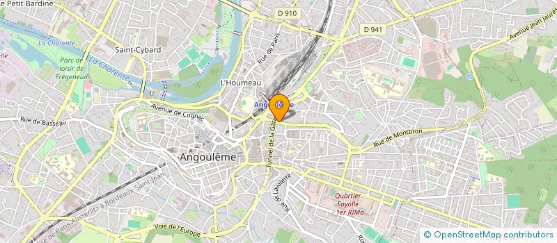 localisation de l'entreprise MONSIEUR MICHEL LE GLOANNIC à ANGOULEME