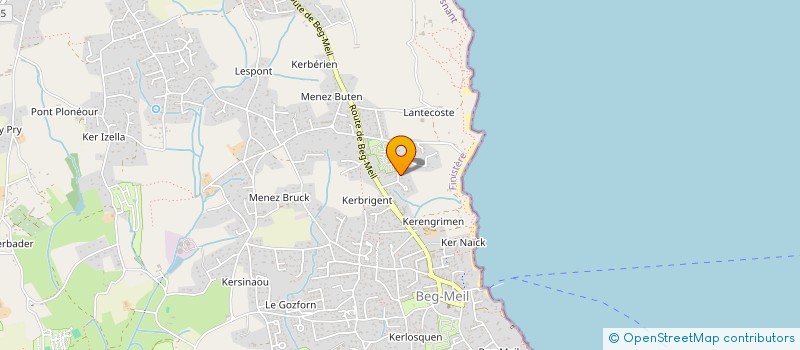 localisation de l'entreprise MONSIEUR MICHEL LE GOFF à FOUESNANT