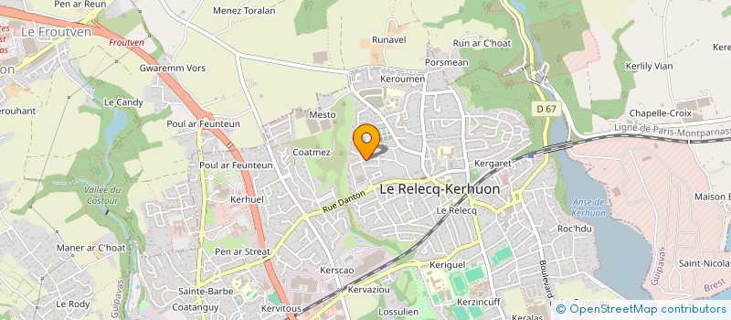 localisation de l'entreprise MONSIEUR MICHEL LE GUEN à LE RELECQ-KERHUON