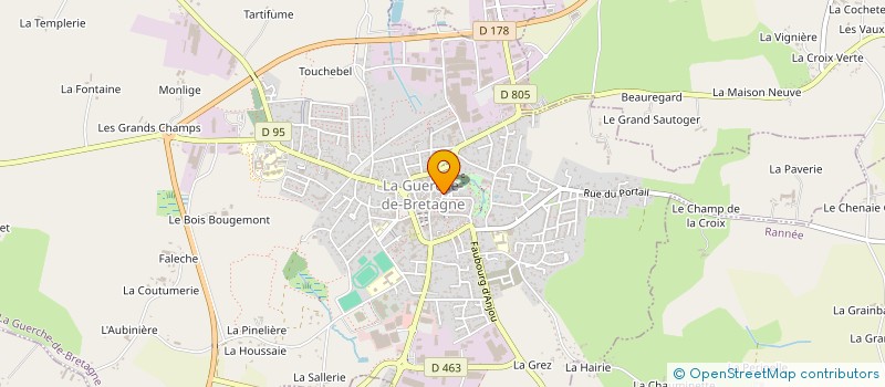 localisation de l'entreprise MONSIEUR MICHEL LE GUEN à LA GUERCHE-DE-BRETAGNE