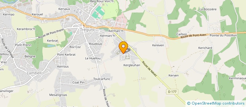 localisation de l'entreprise MONSIEUR MICHEL LE GUILLOU  TREGUNC