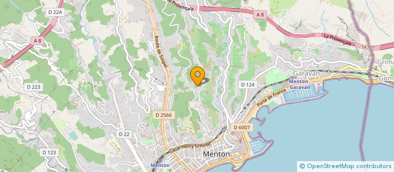 localisation de l'entreprise MONSIEUR MICHEL LE HOT à MENTON