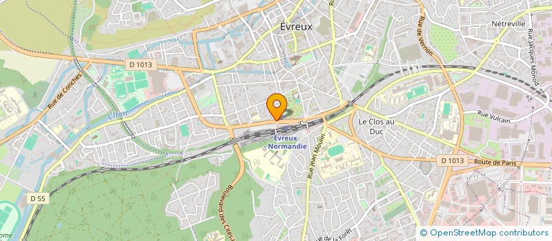 localisation de l'entreprise MONSIEUR MICHEL LE HUIDOUX à EVREUX
