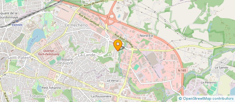 localisation de l'entreprise MONSIEUR MICHEL LE MELLEC à VANNES