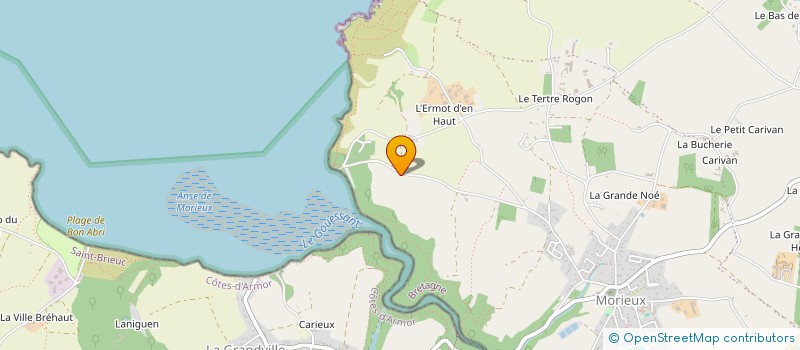 localisation de l'entreprise MONSIEUR MICHEL LE MOIGN  QUINTENIC