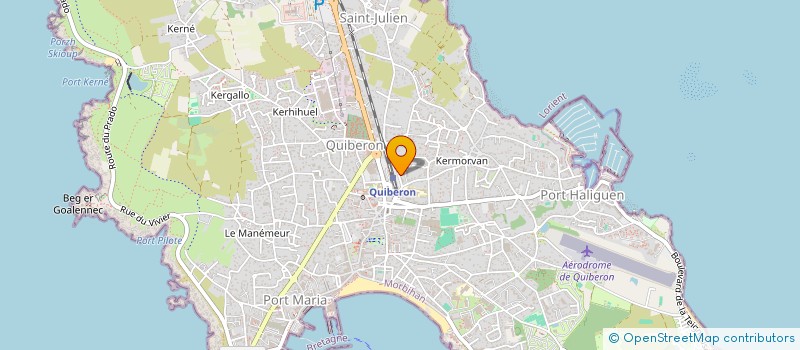localisation de l'entreprise MONSIEUR MICHEL LE MOUELLIC à QUIBERON