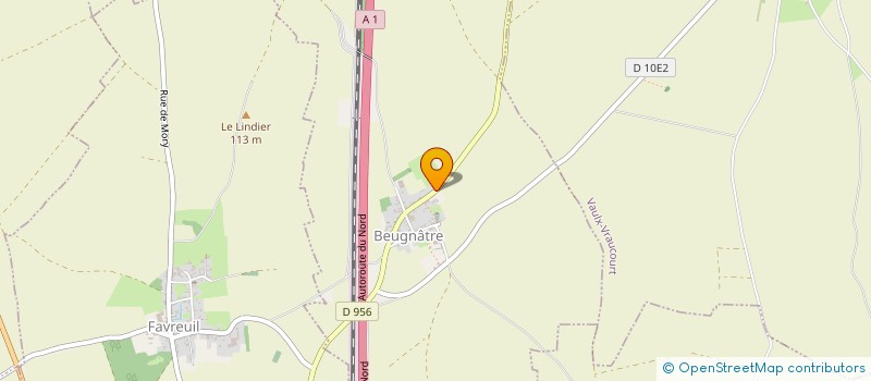 localisation de l'entreprise MONSIEUR MICHEL LE NOIR  BEUGNATRE