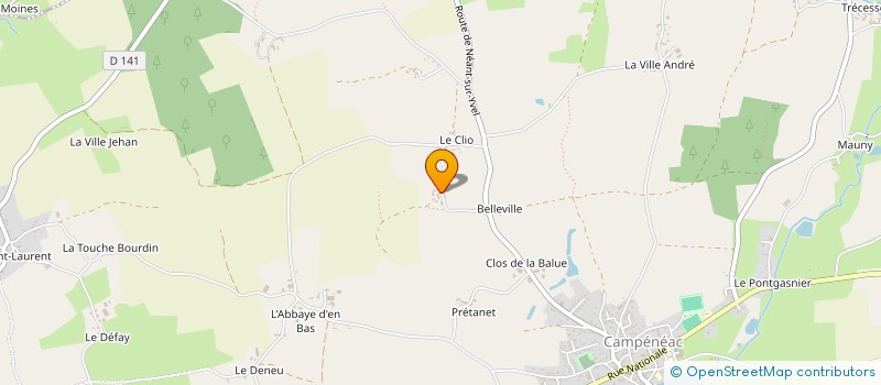 localisation de l'entreprise MONSIEUR MICHEL LE RAY  LOYAT