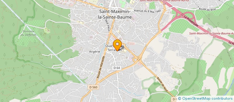 localisation de l'entreprise MONSIEUR MICHEL LE ROUX à SAINT-MAXIMIN-LA-SAINTE-BAUME